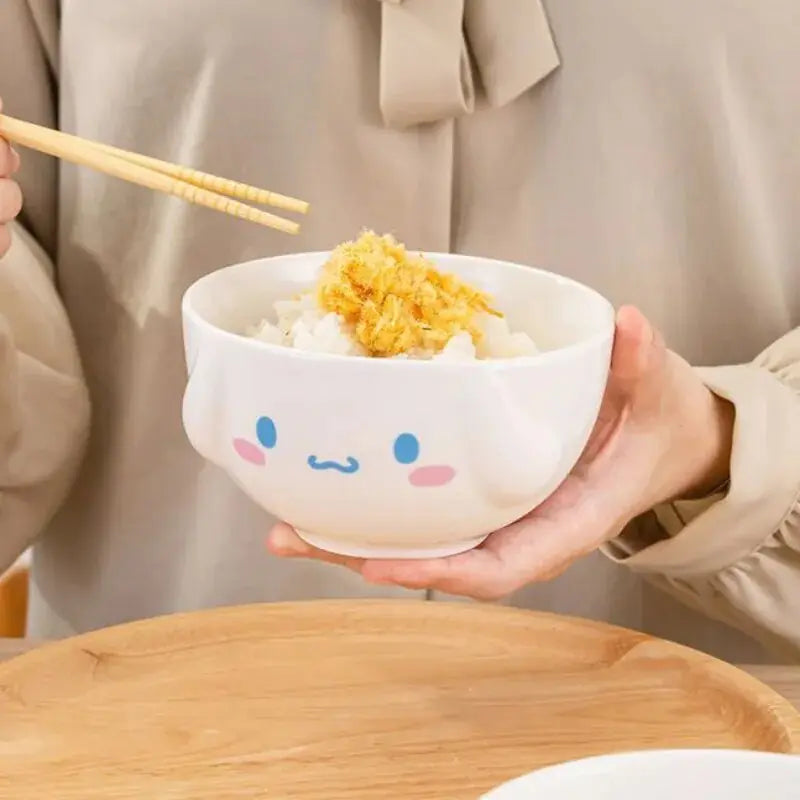 Cute Sanrio Ceramic Bowl Set