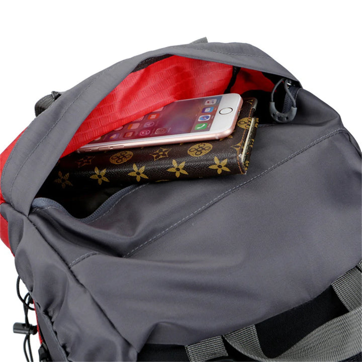 60L Outdoor-Rucksack Campingtasche mit Regenschutz