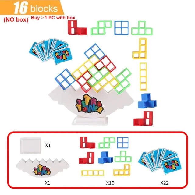 Stapelklötze Tetra Tower Balancespiel