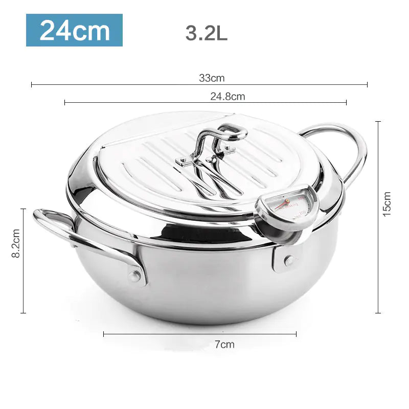 Stainless Deep Frying Pot