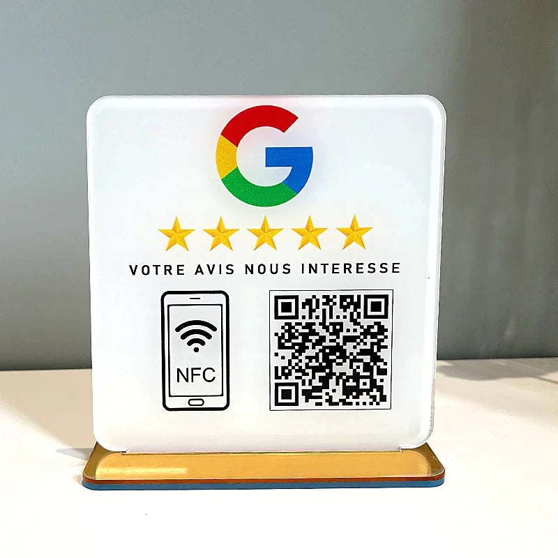 Restaurant NFC Feedback Standee