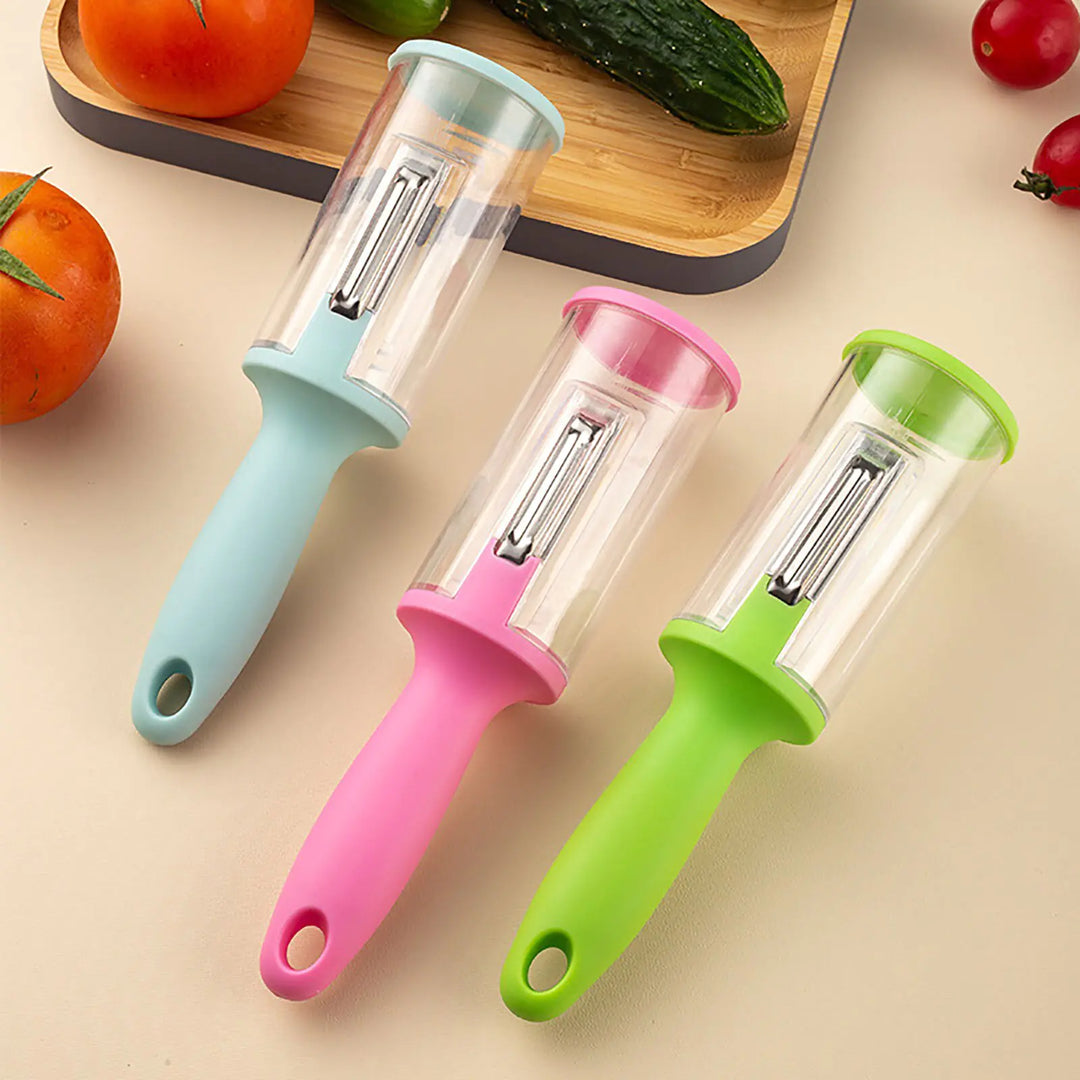 Multifunctional Peeling Knife with Storage