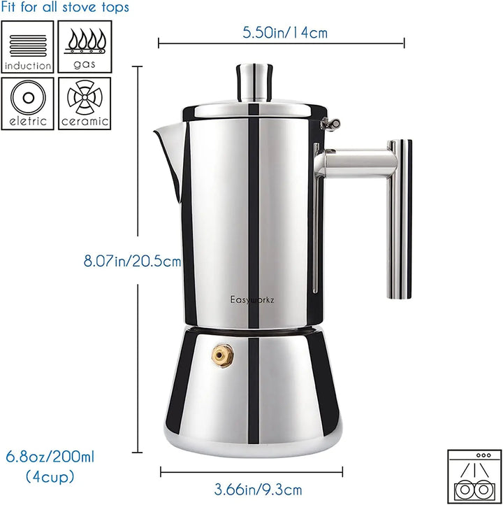 Easyworkz Diego Stovetop Espresso Maker