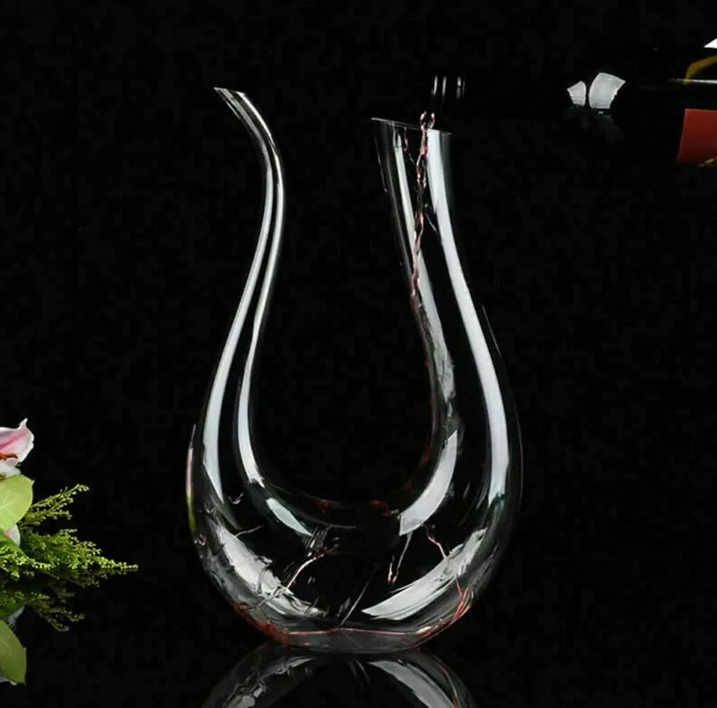 Crystal Swan Wine Decanter