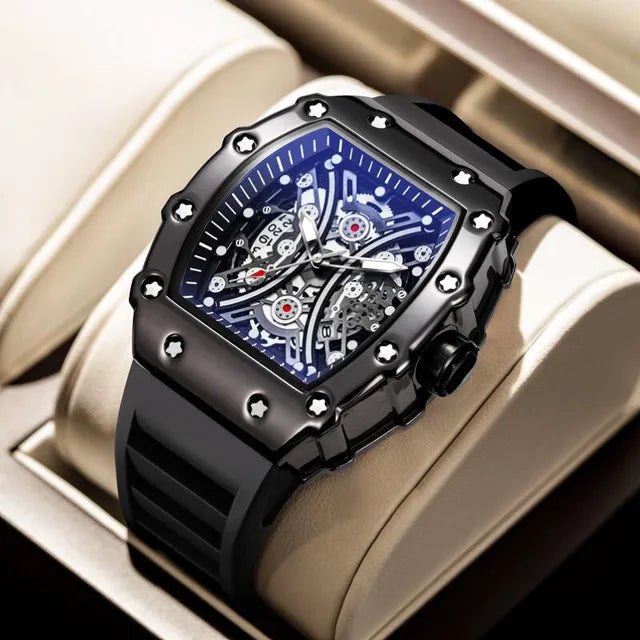 Skeleton Dial Sports Watch