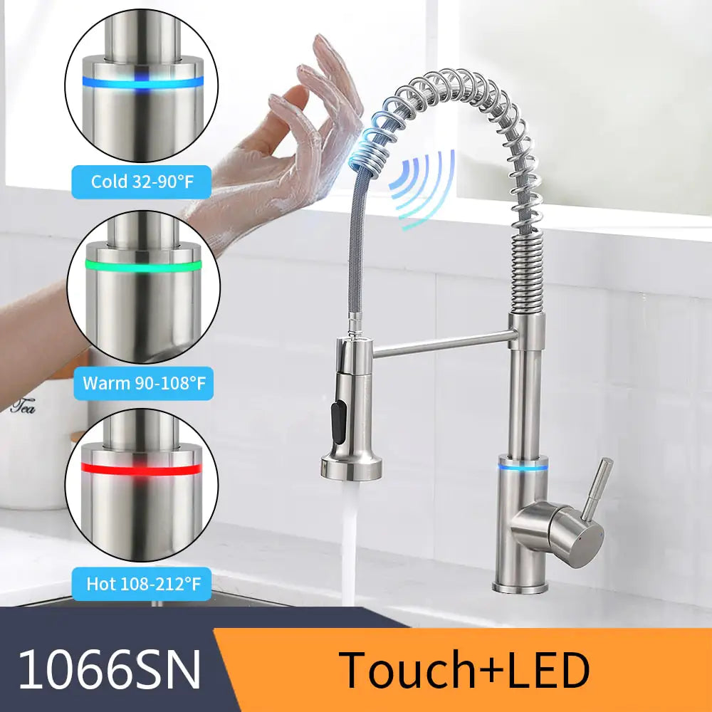 Smart Touch-Wasserhähne für die Küche