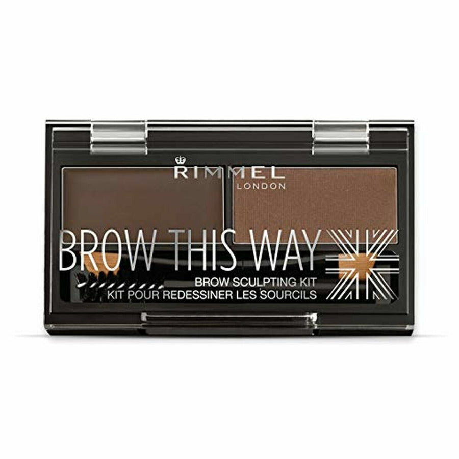 Maquilhagem para Sobrancelhas Rimmel London Brow This Way 003-Dark Brown-0