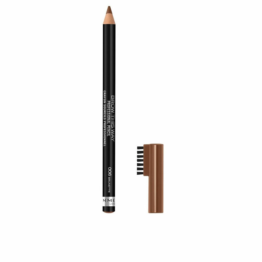 Creion de Sprâncene Rimmel London Brow This Way 006-brunette-0