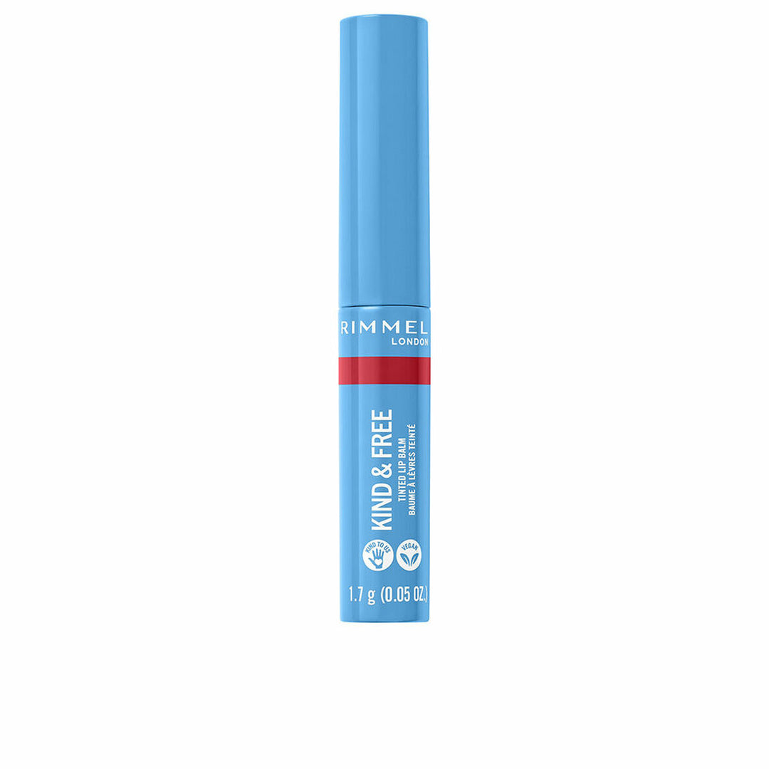 Bálsamo Labial com Cor Rimmel London Kind & Free Nº 005-turbo red (1,7 g)-0