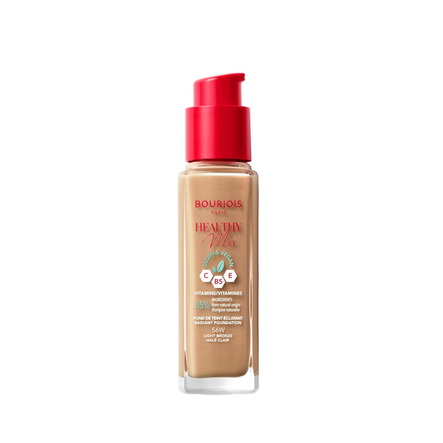 Base de Maquilhagem Fluida Bourjois Healthy Mix 56-light bronze (30 ml)-0