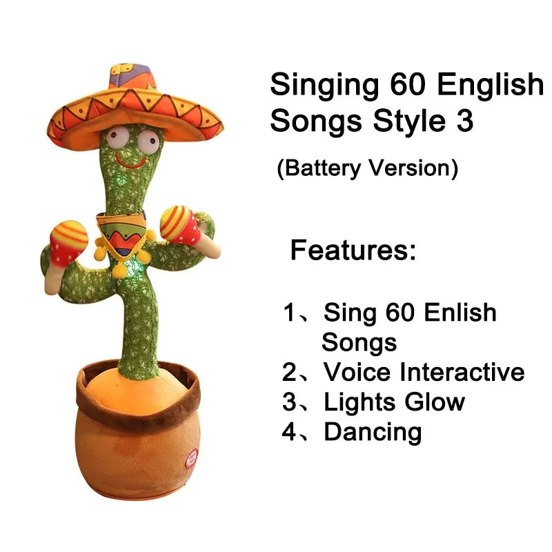 Dancing Cactus Plush Toy