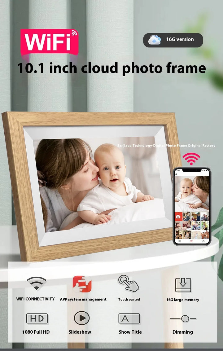 101 Inch WiFi Digital Photo Frame IPS Touch Screen