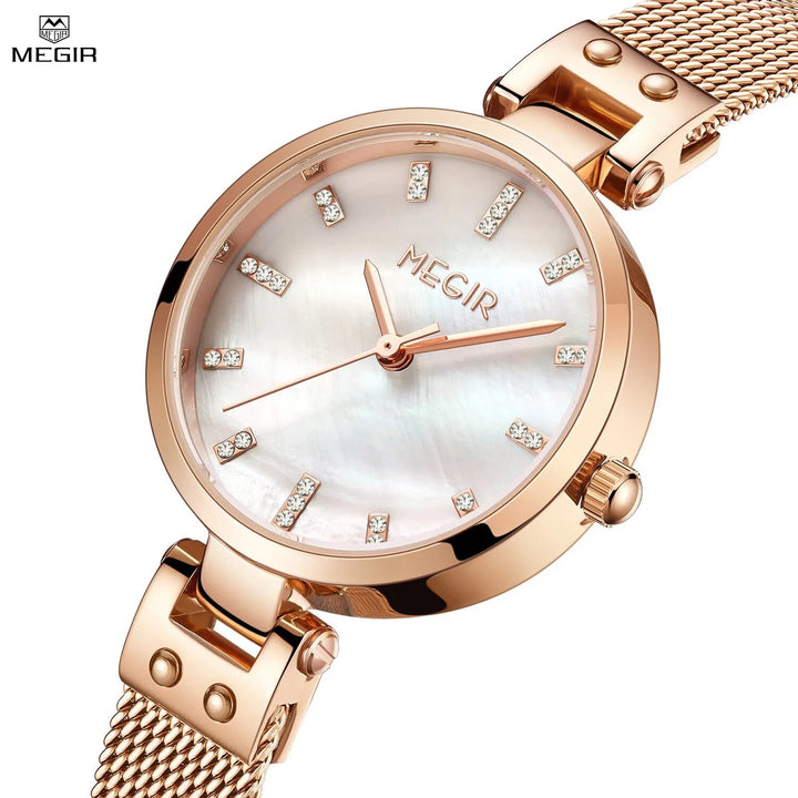 MEGIR Watches for Women Top Brand Fashion Ladies Wristwatch Waterproof Female Quartz Luxury Watch Montre Femme-4