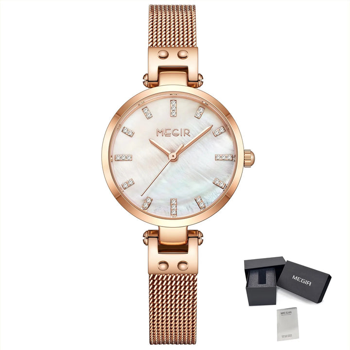 MEGIR Watches for Women Top Brand Fashion Ladies Wristwatch Waterproof Female Quartz Luxury Watch Montre Femme-7