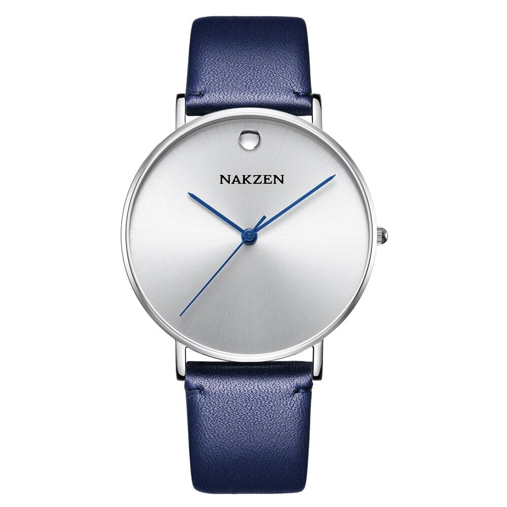 NAKZEN 2020 New Men's Watches Top Brand Luxury Quartz Watch Men Leather Waterproof Cool Watch Man Clocks Relogio Masculino-0