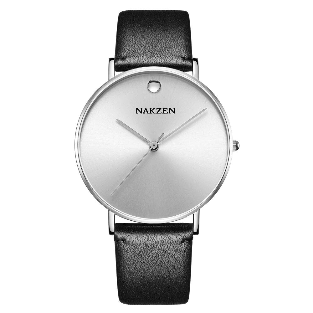 NAKZEN 2020 New Men's Watches Top Brand Luxury Quartz Watch Men Leather Waterproof Cool Watch Man Clocks Relogio Masculino-1