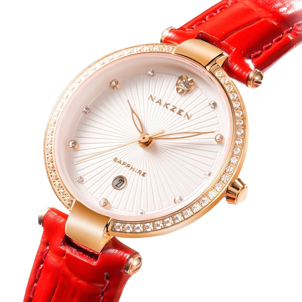 Fashion Women Watches 2021 New Leather Minimalist Watch Ladies Quartz Japan Movement Dress Wrist Watch Clock Montre Femme-5