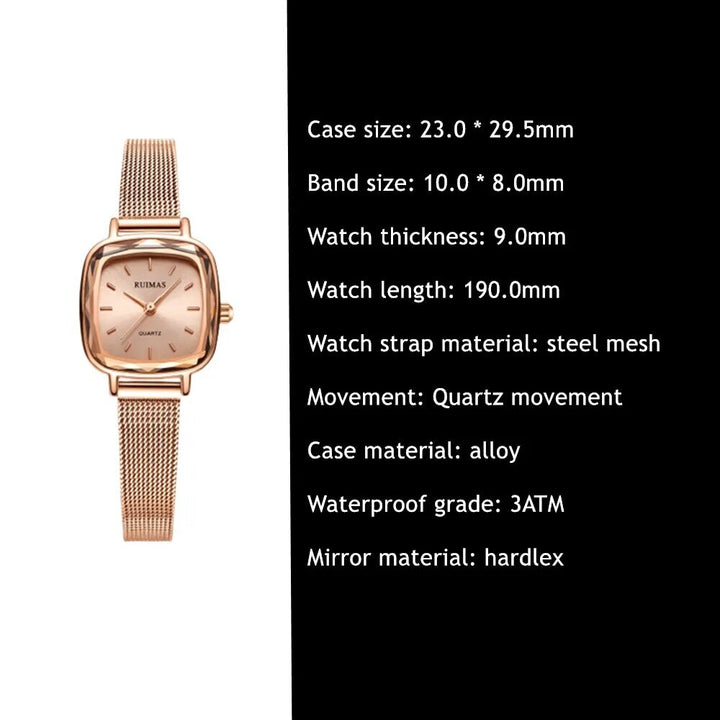 RUIMAS Ladies Watch Bracelet Brand Luxury Women Watches Waterproof Quartz Female Watches Fashion Casual Wrist Watch Clock 571-1