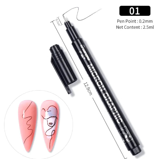 3D Fluorescent Nail Art Pen