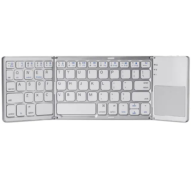 Tragbare dreifach faltbare Mini-Bluetooth-Tastatur