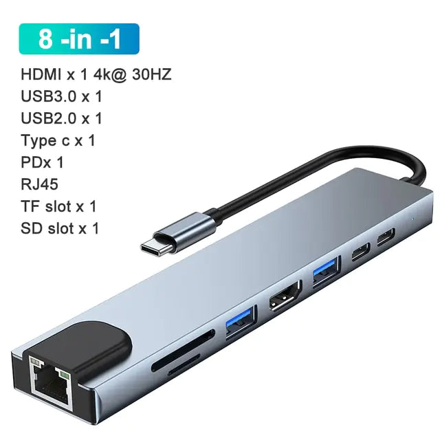 USB-C Multi-Hub-Dockingstation