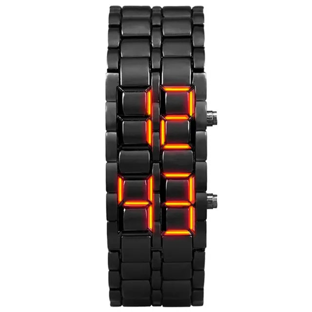 Digitale Lava-Armbanduhr für Herren