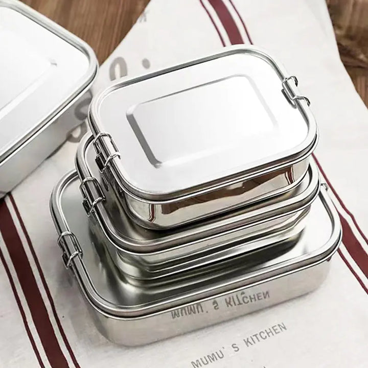 Stainless Steel Square Lunch Box