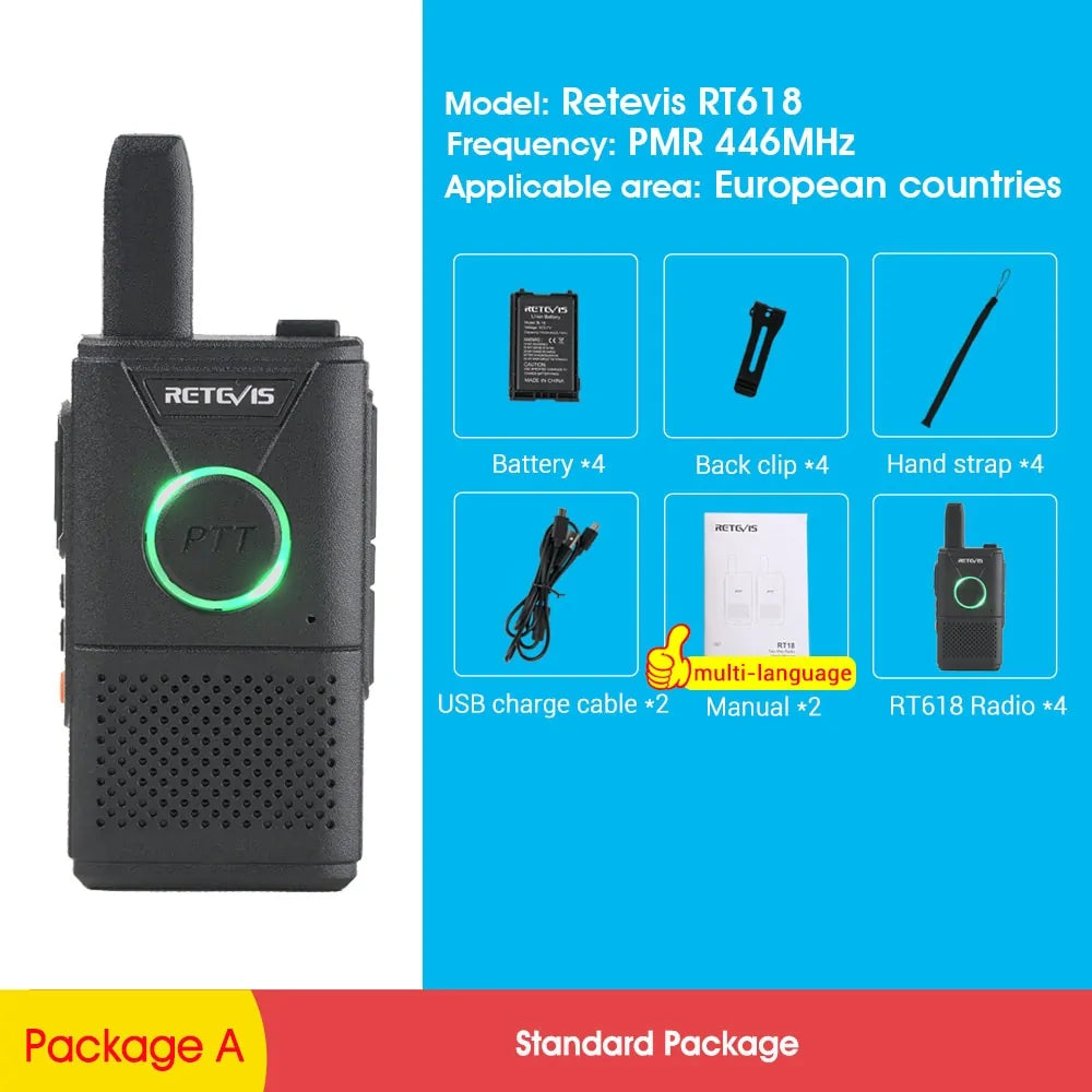 Rechargeable Walkie Talkie