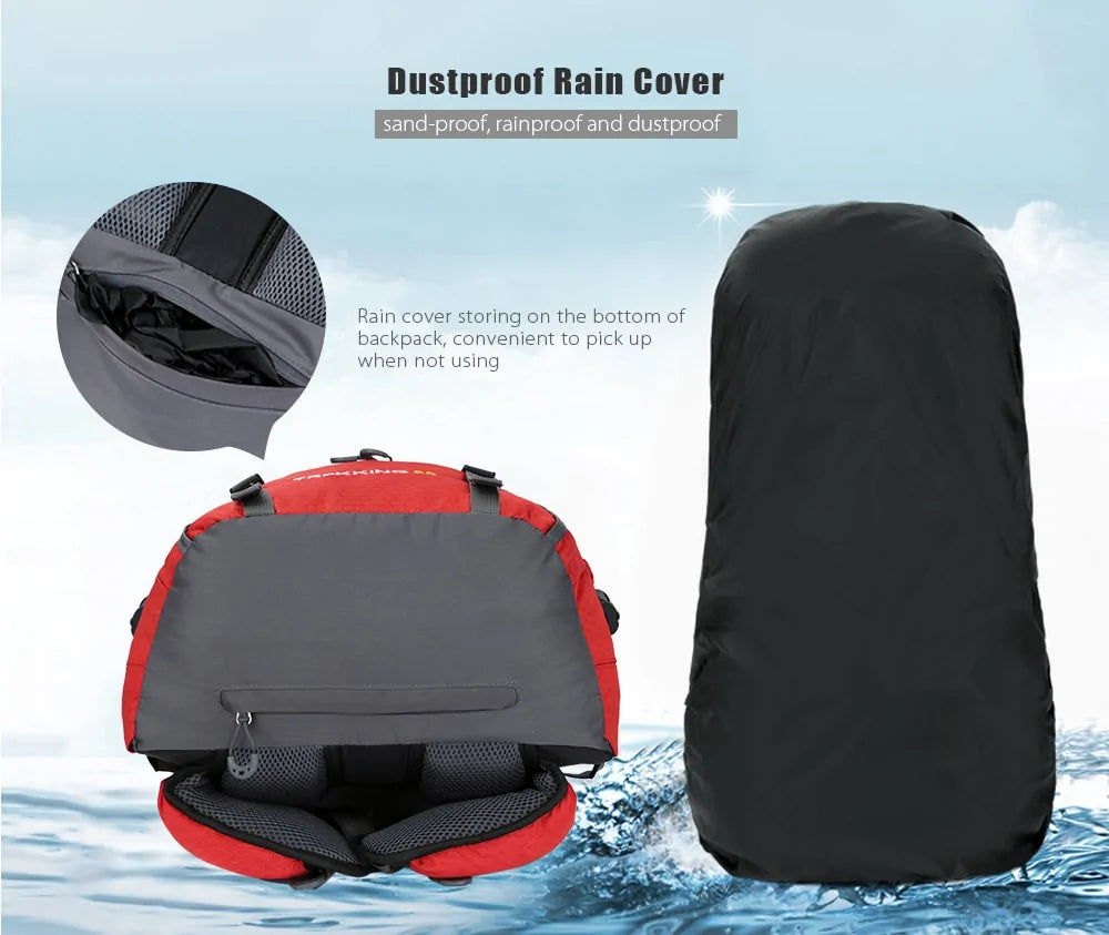 60L Outdoor-Rucksack Campingtasche mit Regenschutz