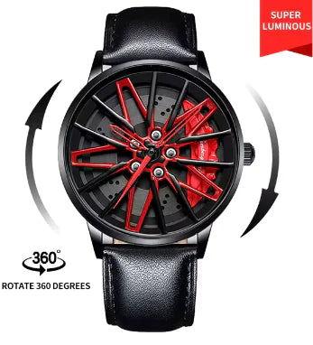 360° Rotate Wheel Watches For Men