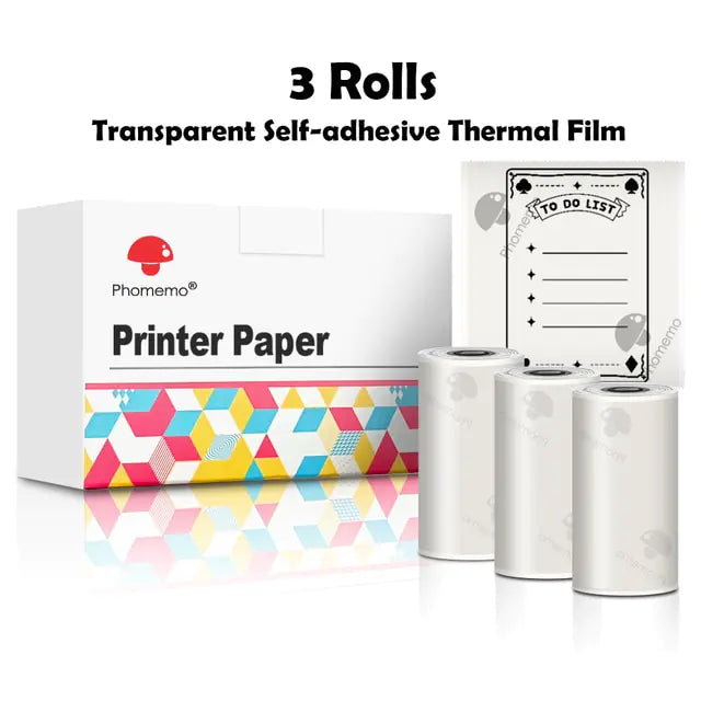 Transparent Sticker Thermal Paper