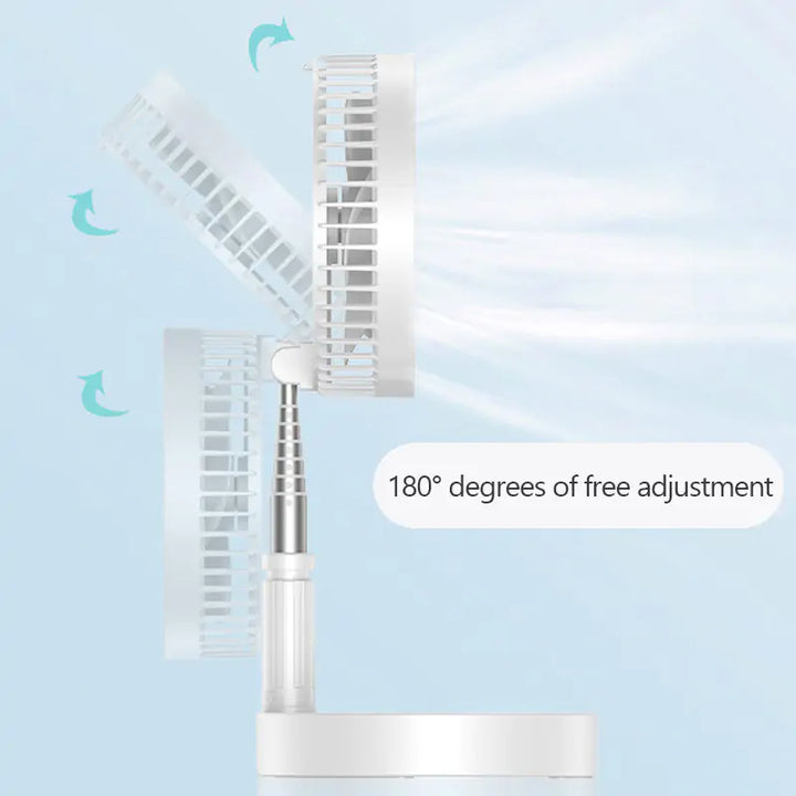 Tragbarer Ventilator, wiederaufladbar über USB