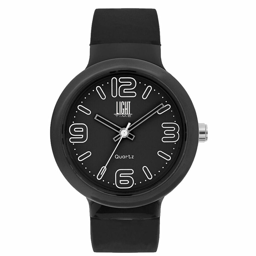 Unisex Watch Light Time EUROPE Black (Ø 40 mm)-0