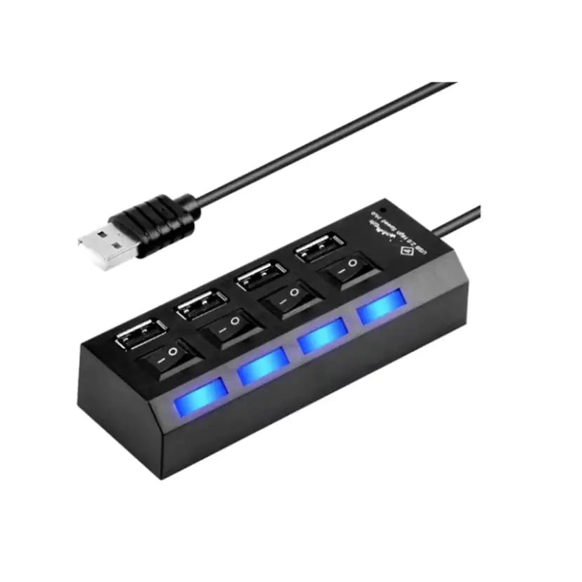 USB-Hub 2.0 mit 4 Steckplätzen