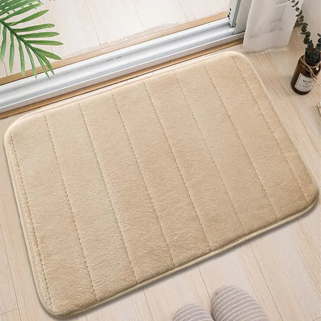 Magic Bath Mat Coral Fleece Carpet