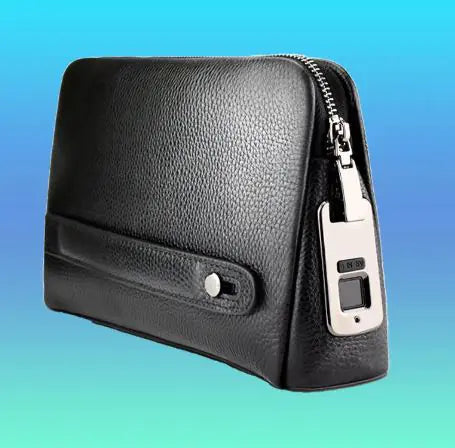 Men's Fingerprint Lock Clutch