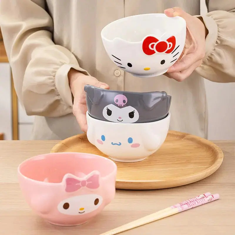 Süßes Sanrio Keramikschalen-Set