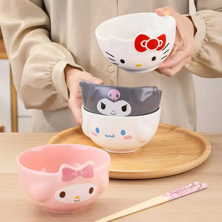 Süßes Sanrio Keramikschalen-Set