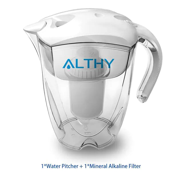 Alkalisches Wasser mit dem 3,5-l-Ionisator für alkalisches Mineralwasser von ALTHY