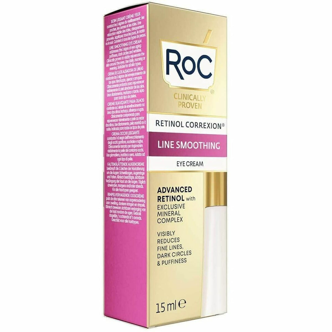 Creme para o Contorno dos Olhos Roc Line Smoothing Retinol (15 ml)-3