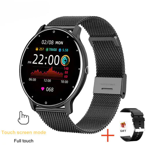 Fitness-Smartwatch mit vollem Touchscreen