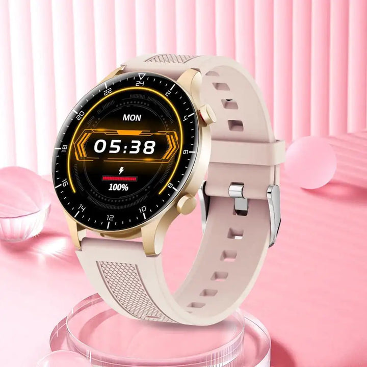 Smartwatch mit vollem Touchscreen, Herzfrequenzmessung, Sport- und Musik-Smartwatch