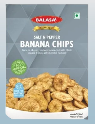 Balasa Banan Chips Salt N Pepper 180g