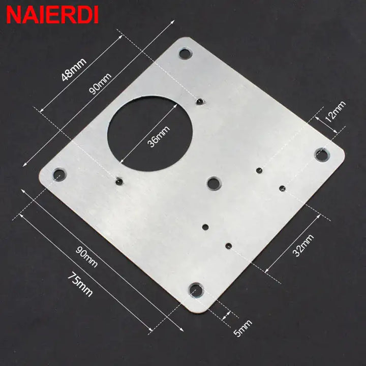 Stainless Steel Furniture Cabinet Door Hinge Repair Plate