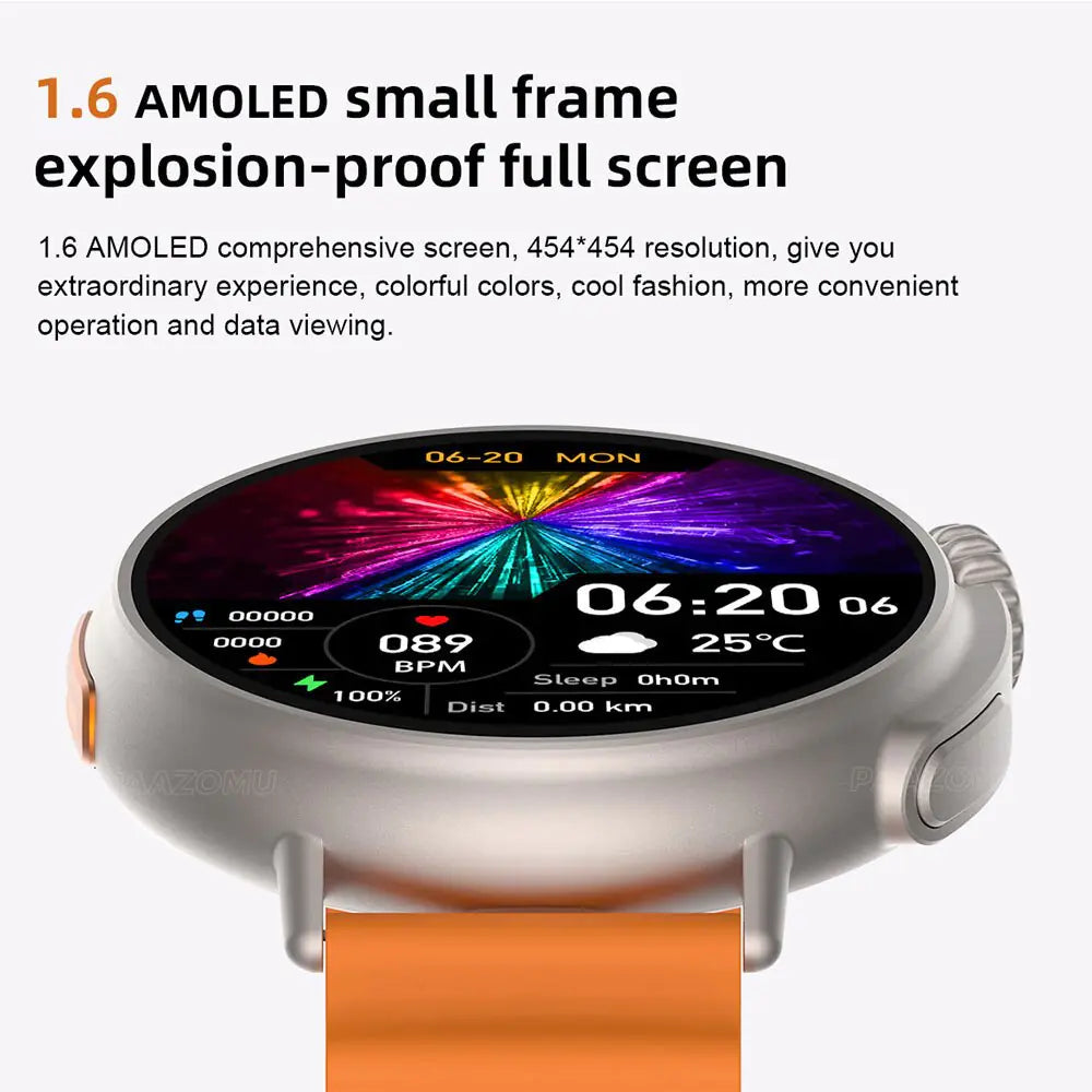 AMOLED 1,6 Zoll Smart Watch