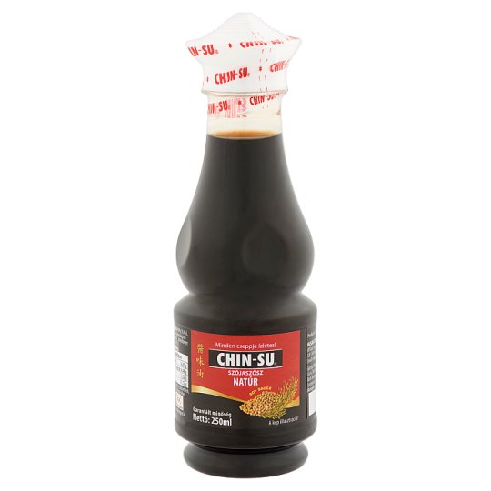 Chin su soy sauce with sugar and sweetener 250ml