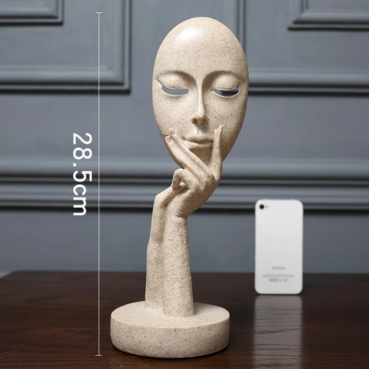 3D Gesichtsmaske Abstrakte Skulptur Dekorative Kunst