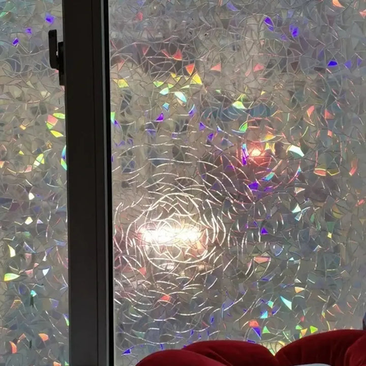 3D Regenbogen Fensterglas Aufkleber