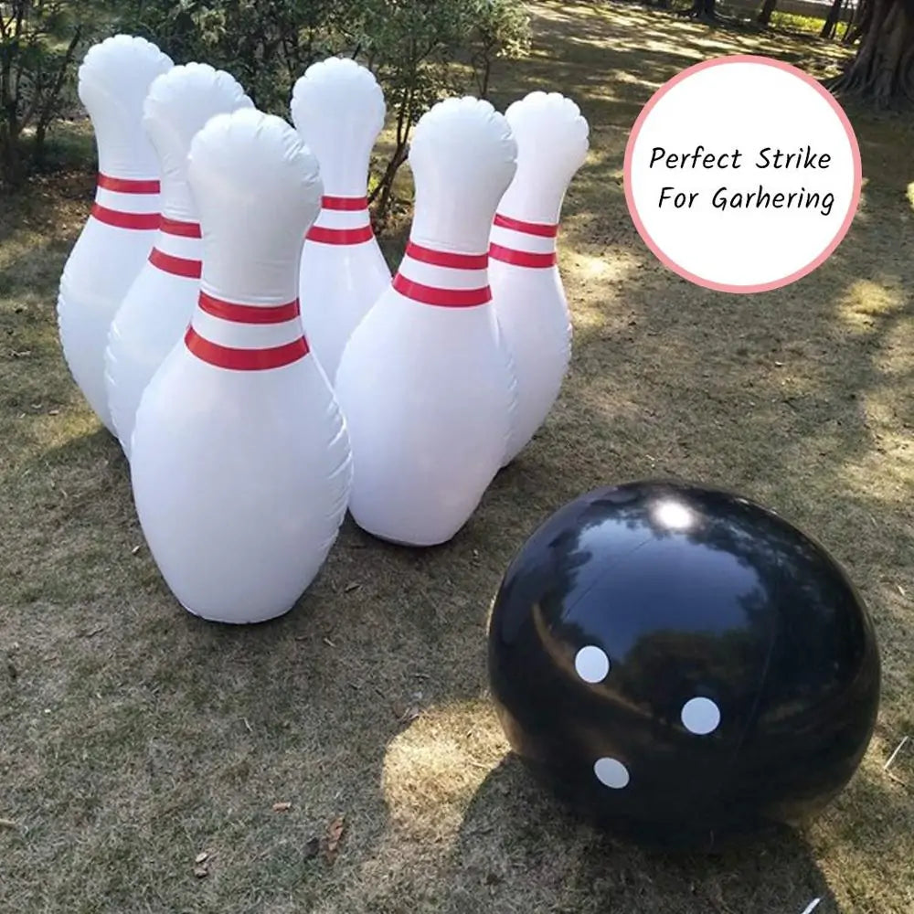 Riesiges aufblasbares Bowling-Set für Kinder