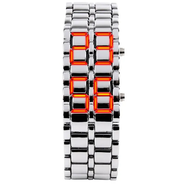 Digitale Lava-Armbanduhr für Herren